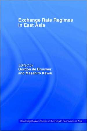 Exchange Rate Regimes in East Asia de Masahiro Kawai