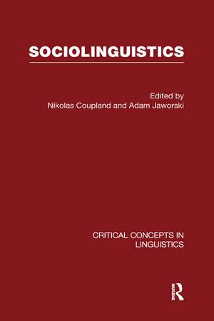 Sociolinguistics de Nikolas Coupland