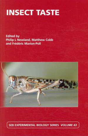 Insect Taste: Vol 63 de Philip Newland