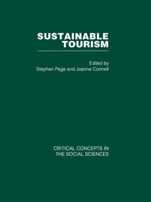 Sustainable Tourism de Stephen J. Page