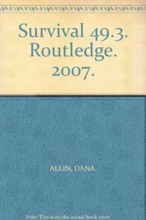 Survival 49.3: Survival 49.3 Autumn 2007 de Dana Allin