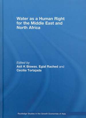 Water as a Human Right for the Middle East and North Africa de Asit Biswas