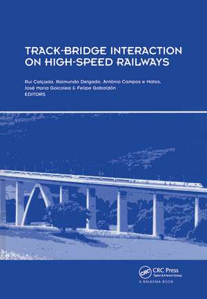 Track-Bridge Interaction on High-Speed Railways: Selected and revised papers from the Workshop on Track-Bridge Interaction on High-Speed Railways, Porto, Portugal, 15-16 October, 2007 de Rui Calcada