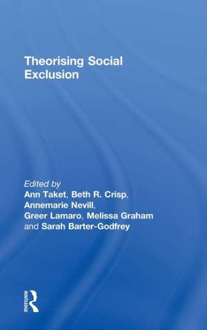 Theorising Social Exclusion de Ann Taket