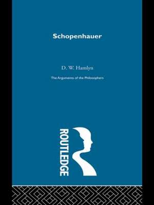 Schopenhauer - Arg Phil de Hamlyn