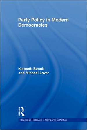 Party Policy in Modern Democracies de Kenneth Benoit