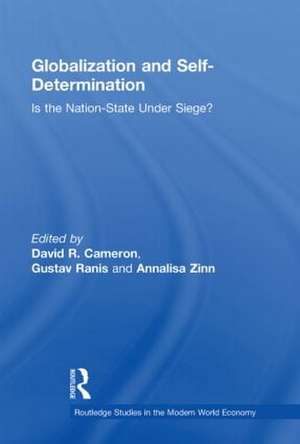 Globalization and Self-Determination: Is the Nation-State Under Siege? de David R. Cameron