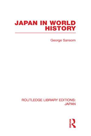 Japan in World History de George Sansom