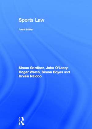 Sports Law de Simon Gardiner