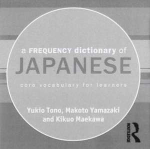 A Frequency Dictionary of Japanese de Yukio (Tokyo University of Foreign Studies Tono