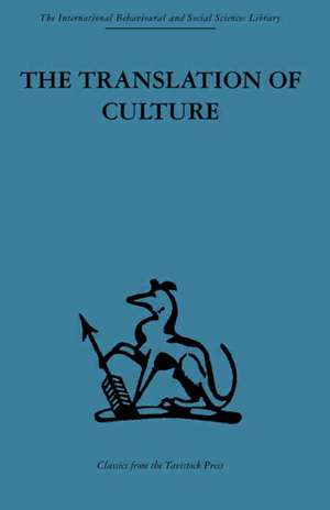 The Translation of Culture: Essays to E E Evans-Pritchard de T. O. Beidelman