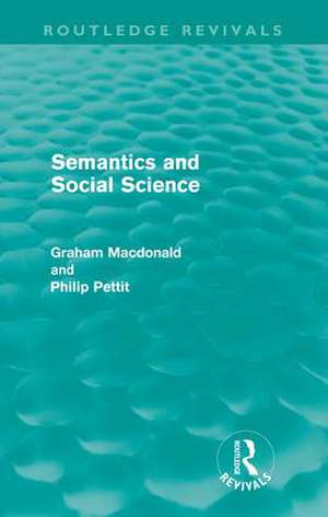 Semantics and Social Science de Graham MacDonald