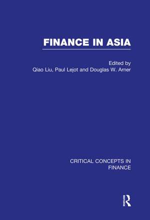 Finance in Asia de Qiao Liu