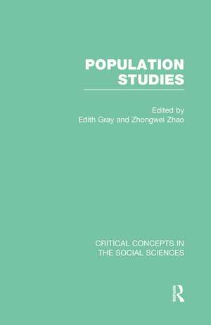 Population Studies de Edith Gray