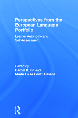 Perspectives from the European Language Portfolio: Learner autonomy and self-assessment de Bärbel Kühn