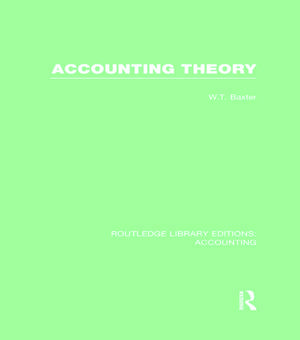 Accounting Theory de William Baxter