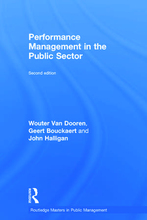 Performance Management in the Public Sector de Wouter Van Dooren