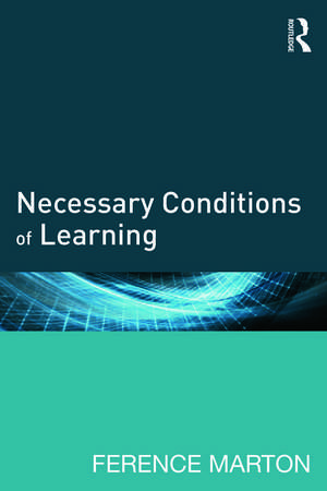 Necessary Conditions of Learning de Ference Marton