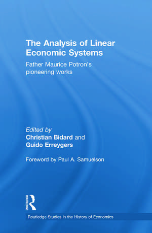 The Analysis of Linear Economic Systems: Father Maurice Potron’s Pioneering Works de Christian Bidard