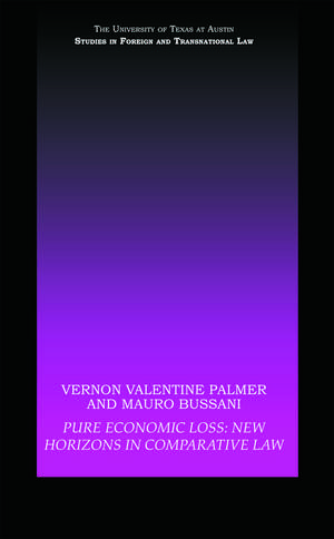 Pure Economic Loss: New Horizons in Comparative Law de Vernon Valentine Palmer