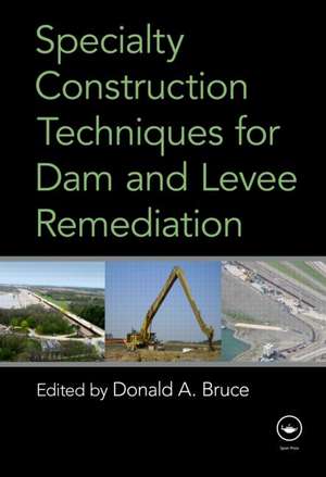 Specialty Construction Techniques for Dam and Levee Remediation de Donald Bruce