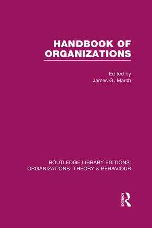 Handbook of Organizations (RLE: Organizations) de James March