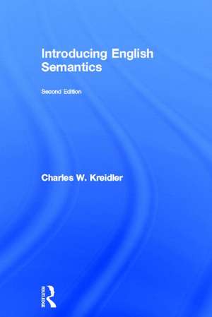 Introducing English Semantics de Charles Kreidler