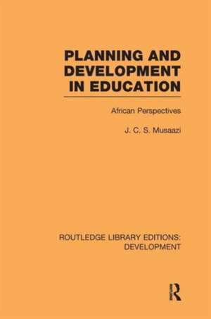 Planning and Development in Education