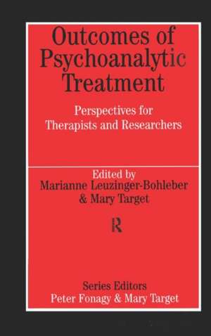 Outcomes of Psychoanalytic Treatment de Marianne Leuzinger-Bohleber