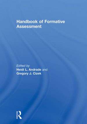 Handbook of Formative Assessment de Heidi L. Andrade