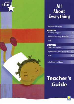 Rigby Star Shared Year 1 Fiction: All About Everything Teachers Guide