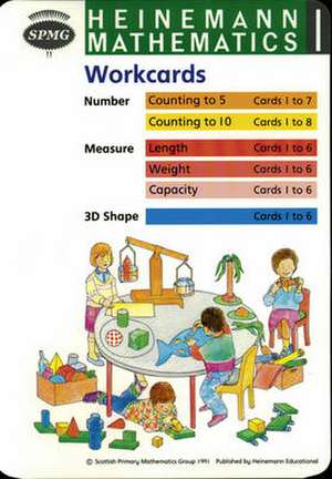 Heinemann Maths 1 Workcards de Scottish Primary Maths Group Spmg