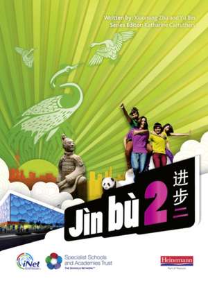 Jin bu Chinese Pupil Book 2 (11-14 Mandarin Chinese) de Xiaoming Zhu