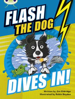 Bug Club Independent Fiction Year 3 Brown B Flash the Dog Dives In! de Jim Eldridge