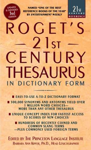 Roget's 21st Century Thesaurus de Barbara Ann Kipfer