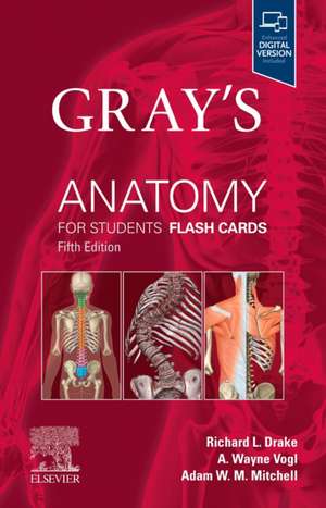 Gray's Anatomy for Students Flash Cards de Richard L. Drake