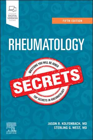 Rheumatology Secrets de Jason Kolfenbach