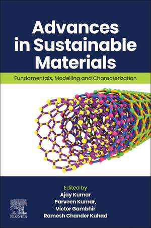 Advances in Sustainable Materials: Fundamentals, Modelling and Characterization de Ajay Kumar