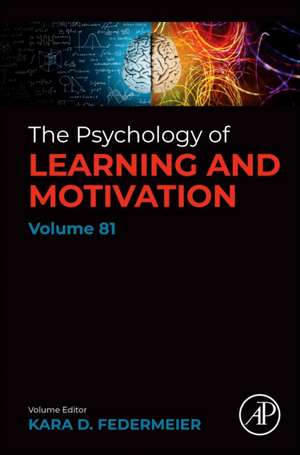 Psychology of Learning and Motivation de Kara D. Federmeier