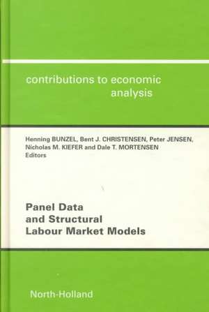 Panel Data and Structural Labour Market Models de H. Bunzel