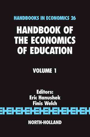 Handbook of the Economics of Education de Eric A. Hanushek