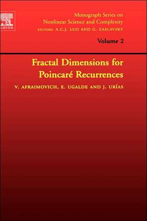 Fractal Dimensions for Poincare Recurrences de Valentin Afraimovich