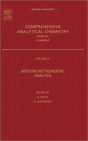 Modern Instrumental Analysis de Satinder Ahuja