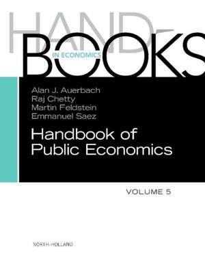 Handbook of Public Economics de Alan J. Auerbach