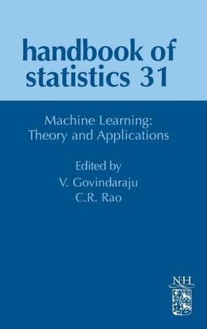 Machine Learning: Theory and Applications de C. R. Rao