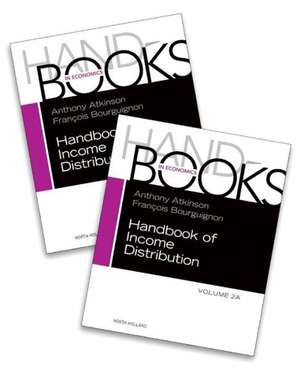 Handbook of Income Distribution. Vol 2B de Anthony B. Atkinson