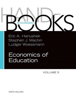 Handbook of the Economics of Education de Eric A. Hanushek