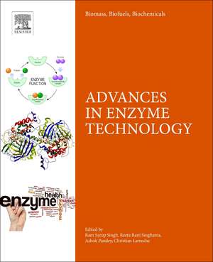 Biomass, Biofuels, Biochemicals: Advances in Enzyme Technology de Ram Sarup Singh