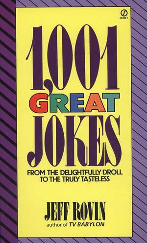 1001 Great Jokes de Jeff Rovin