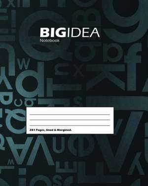 Big Idea School, Write-in, Composition, Large Size 8 x 10 In, Notebook (Dark Blue) de Night Hauler